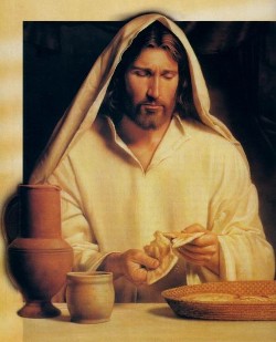 Jesus Breaking Bread
