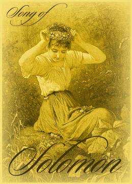 Picture of a woman fashioning a crown of flowers upon her head